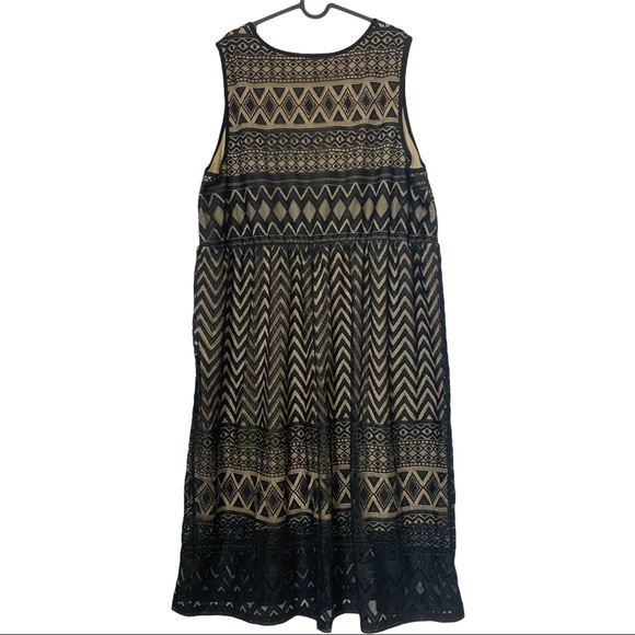 Pennington’s Black & Nude Sleeveless Dress 3XL NWT - Picture 3 of 8